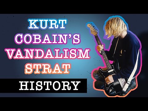 Kurt Cobain Vandalism Strat History | Guitars of the Gods