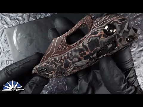 Microtech Stitch Protech Composites Live Wire Carbon Fiber Baker Forge Damascus Blade