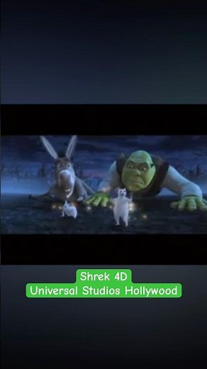 Shrek 4-D at Universal Studios Hollywood! 🏰🫏 #shorts