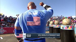 Brian Shaw had to put up a faster time than Eddie Hall - The Beast to beat Hafþór Júlíus Björnsson - The Mountain for the World's Strongest Man title in 2016... is this the most dramatic Atlas Stones yet?! | SBD World’s Strongest Man