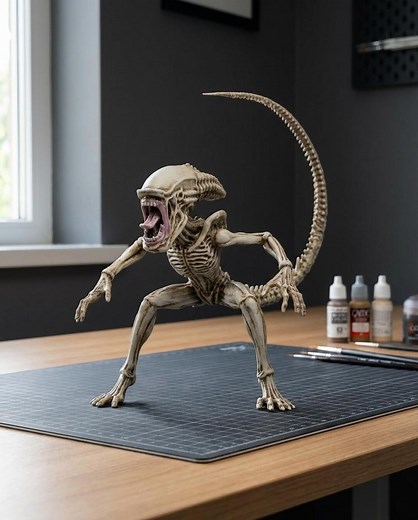 Alien Xenomorph STL – High Detail 3D Printable Monster Model - Etsy