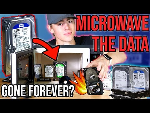 Does MICROWAVING a Hard Drive Actually ERASE It?