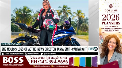 ZNS Mourns Loss of Acting News Director Tanya Smith Cartwright | Eyewitness News Bahamas