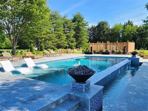 Custom Infinity Edge Pool Design & Installation in Maryland