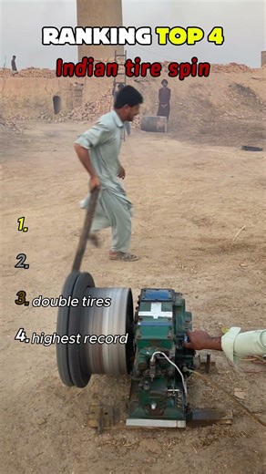 Ranking top indian tire spin #funny