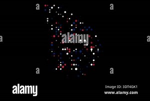 Abstract Circle Drop Georgia State Map Build