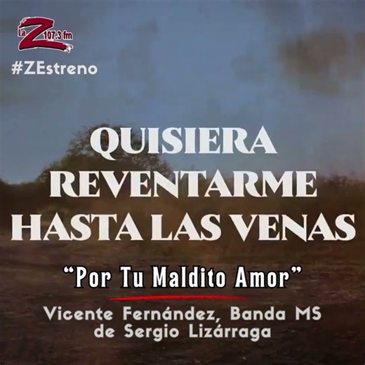 #ZEstreno | Por Tu Maldito Amor - Vicente Fernández, Banda MS de Sergio Lizárraga