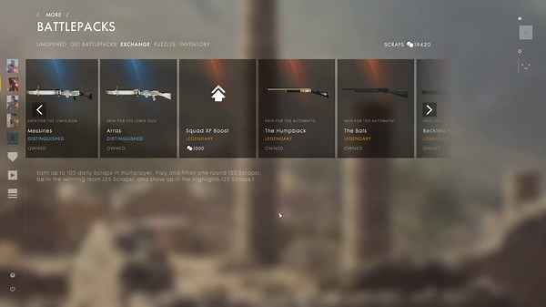 Battlefield 1 all 846 skins (2022.07.04.)