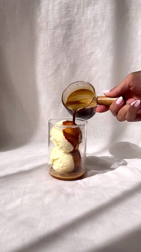Affogato Ice Cream Recipe with Espresso