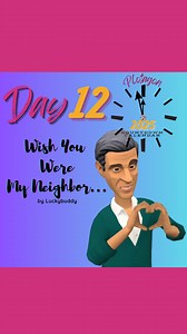 Plotagon 2025 Countdown Calendar Day 12: "Wish You Were My Neighbor..." by Luckybuddy! Check back every day in December for an all-new Plot created by community members as we count down to 2025! | Plotagon | Facebook