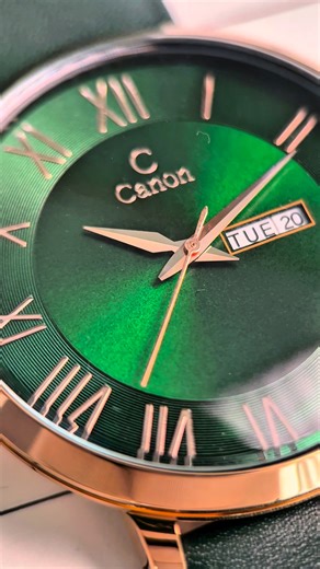 Not just time—an energy field in motion. Its rose-gold aura channels balance, its Japanese heart keeps destiny aligned. Crafted for those who don’t just wear time—they command it. 13,000 souls already tuned in. You’re next. Limited pieces left ⏳. Use code "ROMAN20" for 20% OFF — before time runs out. | Canon Quartz