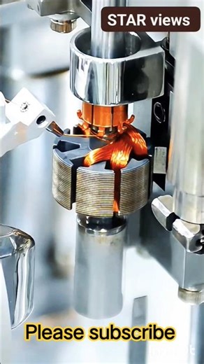 DC Rotor winding machine automatic #trending #machine #video #viral #factory #dc #shorts #subscribe