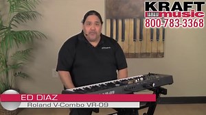 Kraft Music - Roland V-Combo VR-09 Keyboard Demo with Ed Diaz