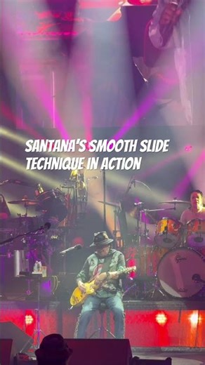 Santana’s Smooth Slide Technique in Action