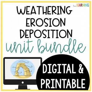 Weathering, Erosion, and Deposition - Lesson, Interactive Notes, Sort Activity