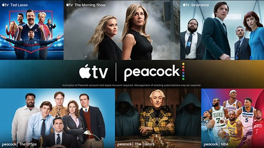 The new Apple TV and Peacock streaming bundle is officially available