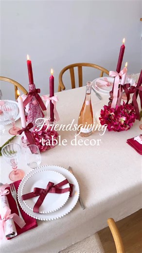 Happy Thanksgiving, girls! 🦃✨ Not sure how to style your table this year? Here’s the perfect idea: a sweet, girly table in pretty rosy shades — simple, elegant, and so easy to recreate. #cotedesroses #sweettreat #sipinstyle #tranksgiving #friendsgiving Drink responsibly. Forward to those of legal drinking age only. | Cote des roses