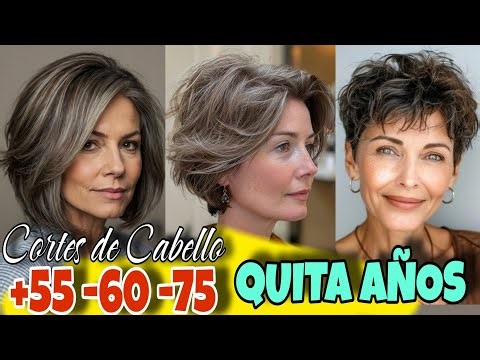 Medium and Short Haircuts for Women aged 55-60-75 with a Rejuvenating Effect | Takes Years Off
