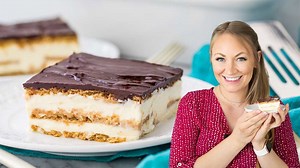 51K views · 259 reactions | My eclair cake is a great, easy, no-bake dessert recipe that's made from scratch (no box pudding mixes used here!). It's perfect for summer (or anytime!) and great for making in advance. RECIPE: https://sugarspunrun.com/eclair-cake/ | Sugar Spun Run | Facebook