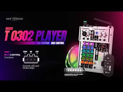 T 0302 Player Multicolor RGB Control - Sound, Control, end Aesthetics #taramps #control #rgb #mixer