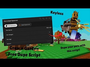 (BIZZY BEE 🐝) Best Grow a Garden Dupe Script | STEAL FRUITS | DUPE | KEYLESS