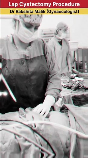 Laparoscopic Cystectomy Procedure by Dr Rakshita Malik #doctor #gynaecologist #ivfspecialist #mbbs