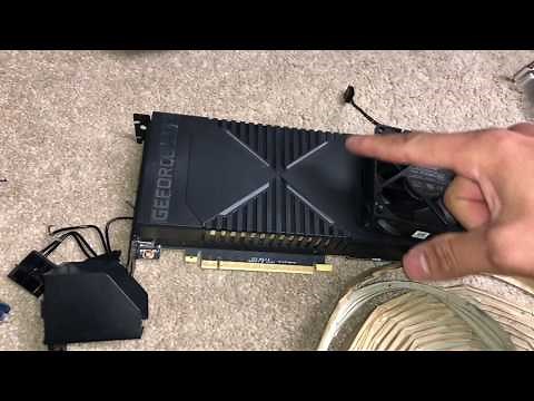 RTX 2080 blower style GPU fan mod temporary fix. Read describe!!