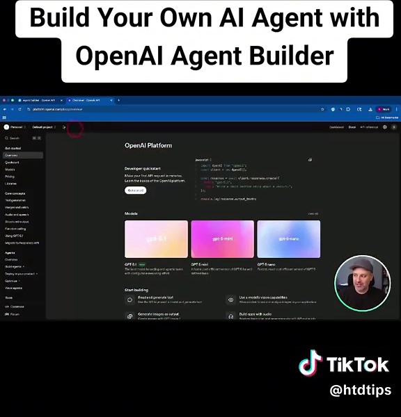 “Everyone talks about using AI… but the real power comes when you build your own.” Build Your Own AI Agent with OpenAI Agent Builder A fast, beginner-friendly guide showing how anyone can create a fully working AI agent — from automations to custom workflows — without touching a single line of code. See how creators, businesses, and freelancers are using Agent Builder to work faster, smarter, and 24/7. #OpenAI #AIAgent #AgentBuilder #Automation #TechTutorial