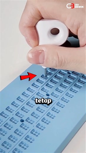 How blind people write!