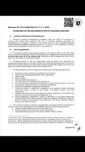 49K views · 194 reactions | Para sa mga nagtatanong tungkol sa RECLASSIFICATION sa Higher Teaching Positions narito ang... Enclosure No. 2 GUIDELINES ON THE RECLASSIFICATION TO TEACHING POSITIONS FOLLOW ME FOR MORE.. | Teacher Thuazon | Facebook