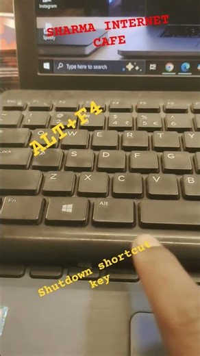 Sharma internet cafe shutdown ka short key next video please subscribe like