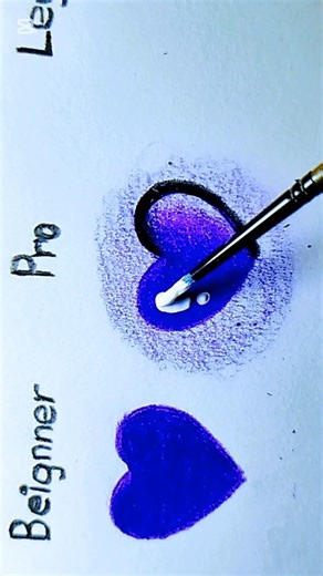 how to draw 3D heart