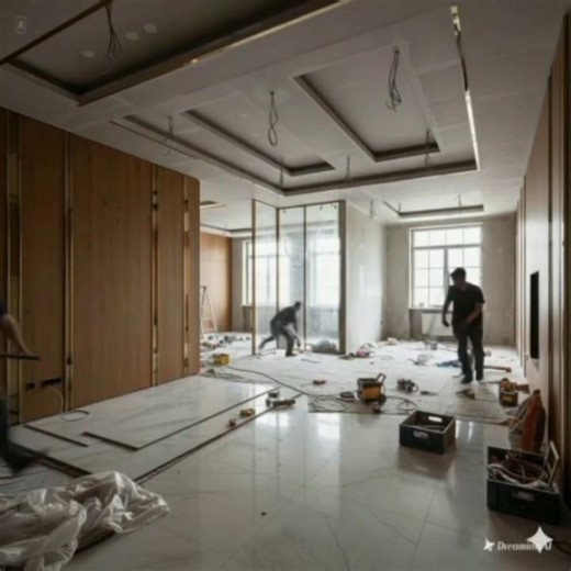 From Empty Shell to Ultra-Luxury Open-Plan Living & Dining | Cinematic Home Transformation