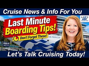 CRUISE TIPS! Alaska Cruise Embarkation! What I Just Learned For Seattle's Pier 91 You NEED to Know!
