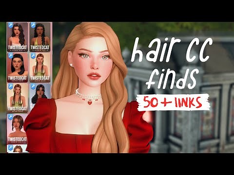 ✅HAIR CC FINDS 2024 | 50 + BEST MAXIS MATCH HAIRS + cc links || Los sims 4