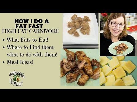 How I Do A Fat Fast | What Fats to Use For a Fat Fast | High Fat Carnivore Fat Fast