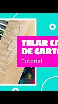 Make a homemade cardboard loom and weave beautiful things with it.