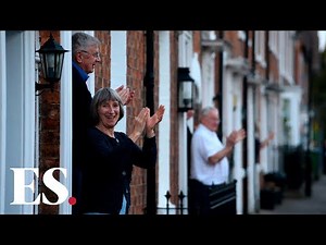 Clap for carers: UK public and emergency services across the country clap for the NHS
