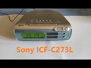 Sony ICF-C273L Clock Radio Repair