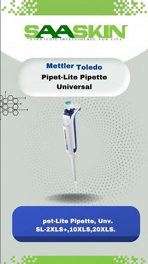Mettler Toledo Pipet-Lite Pipette Universal | Catalog No - #17011795 | Medical Lab | Instruments |