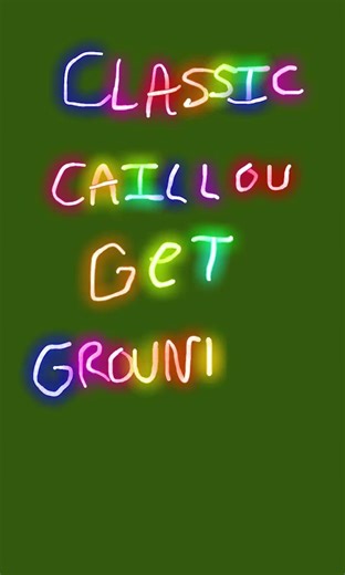 Classic Caillou Gets Grounded Series on Plotagon!