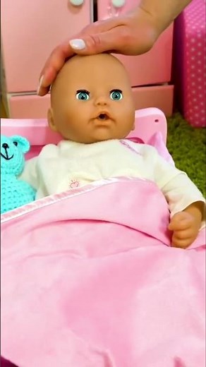 ⏰🌞 Baby Annabellin aamurutiinit – herätys, Annabell! #lastenvideo #tytöille #annabellnukke