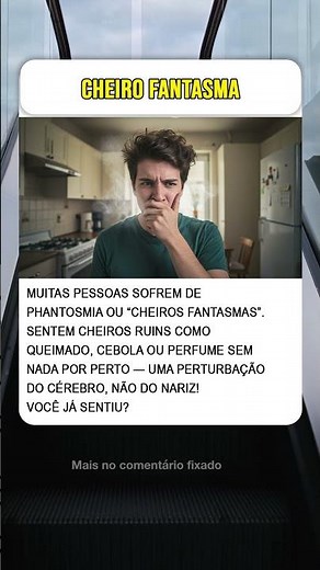 Essa é a síndrome do Odor Fantasma #curiosidades #mistérios