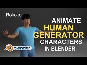 How to Animate Human Generator Characters in Blender Using Rokoko Motion Capture