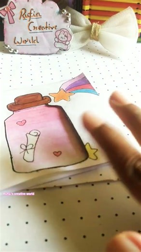 Cute Liquid ✨ notebook // crystal notebook // diy // Rufia 's creative world