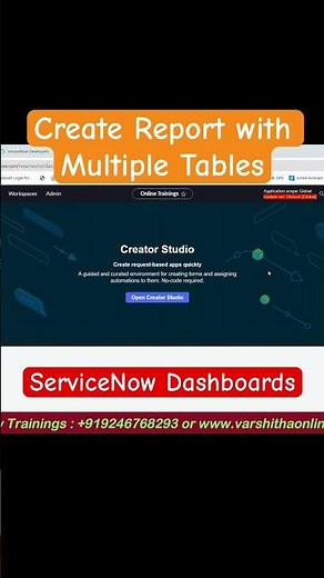 Can we join multiple tables in a single Servicenow report #ServiceNow #SNOW #ITSM #DataReport