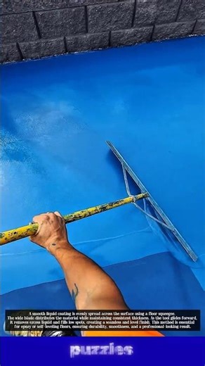 Satisfying Floor Coating Leveling Technique That Looks Perfect!