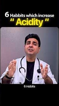 6 Habits Jo Aapki Acidity Ko Aur Bhi Badhati Hain! 🚨 #acidity #detox #guthealth #