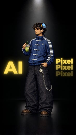 Joe Marquez on Instagram: "Follow me then comment “FLEX” and I’ll DM you the exact prompt to create your own pixelated character ⚡ Here’s exactly how to do it 👇 1️⃣ Open ChatGPT (you need GPT-5) 2️⃣ Upload a clear photo of yourself — full body works best 3️⃣ Paste the prompt I’ll send you 4️⃣ Wait a few seconds 5️⃣ Download your pixel character as a PNG with a transparent background Now you can copy and paste your pixel self into any photo you want. What makes this so good: ✅ Keeps your exact o