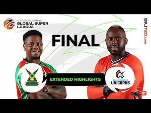 Extended Match Highlights | Final - Guyana Amazon Warriors vs San Francisco Unicorns | GSL 2026